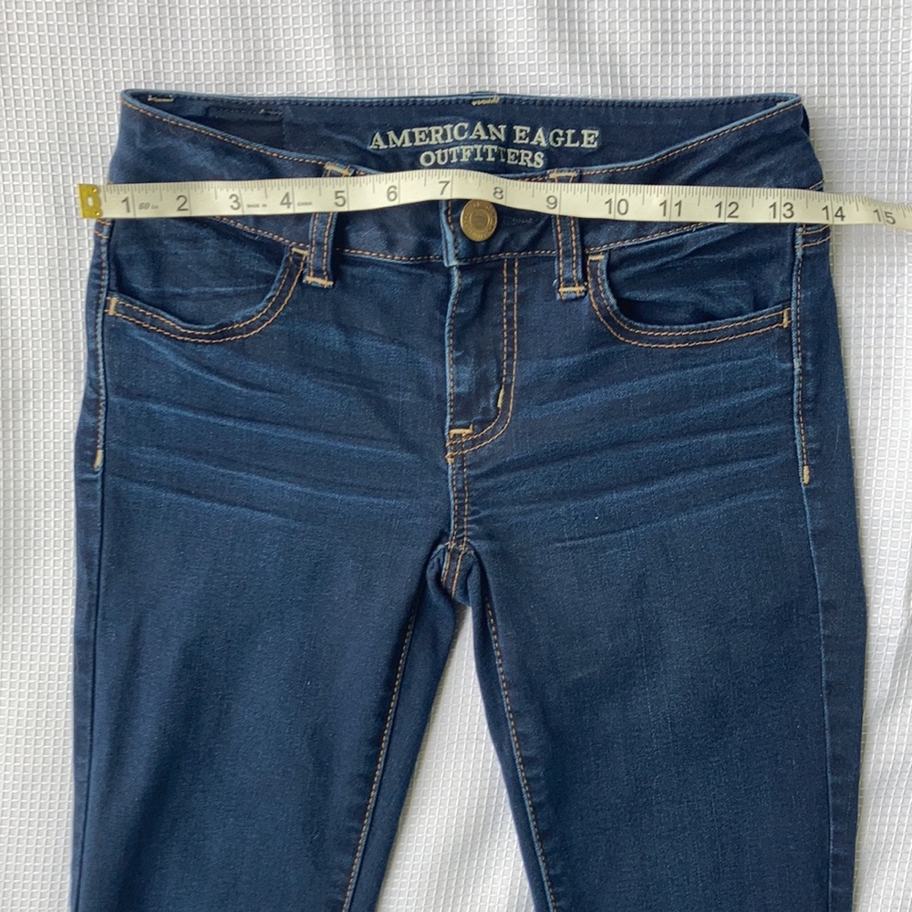 American eagle super stretch denim Jegging sz 24 - Picture 6 of 10